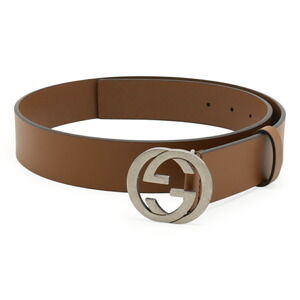 GUCCI Brown Leather Belt